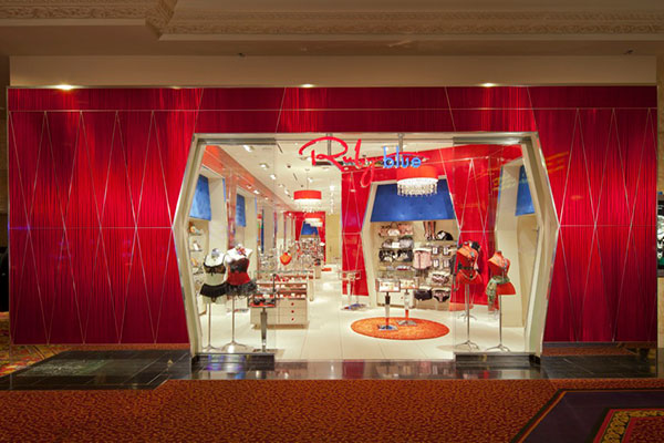 Ruby Blue concept store from Las Vegas ,Mandalay Bay Hotel