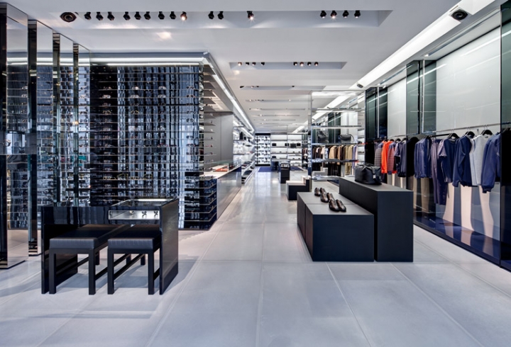 Dior Homme flagship store design in Miami