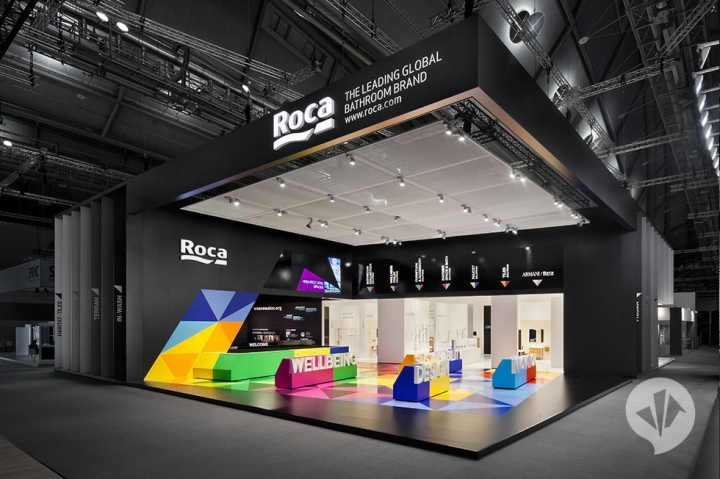 Roca stand design at ISH Frankfurt