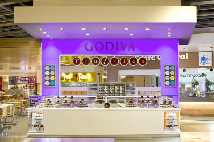 Godiva â€˜Truffle Expressâ€™ kiosk by dash design
