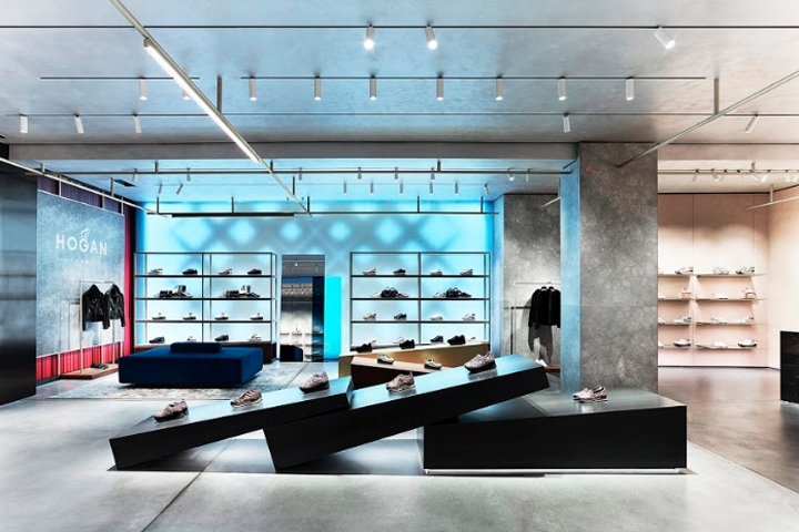 Hogan boutique by Checkland Kindleysides, Milan â€“ Italy