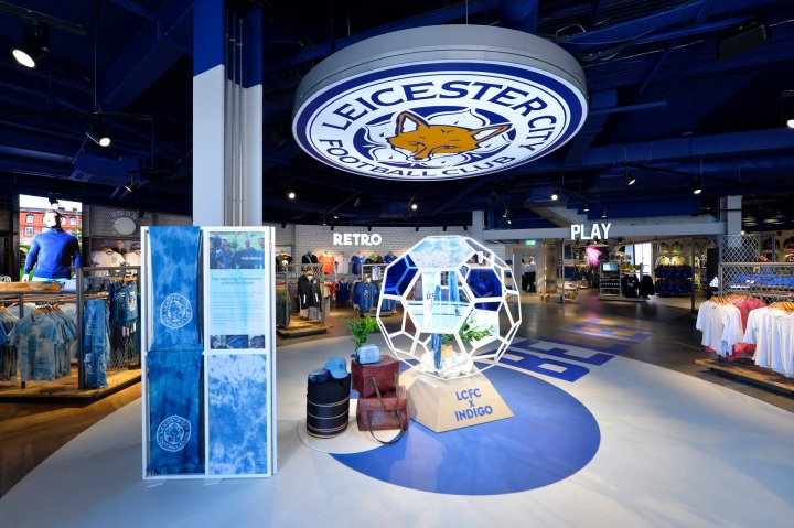 Leicester City footbal club shop interior by The Design Solution