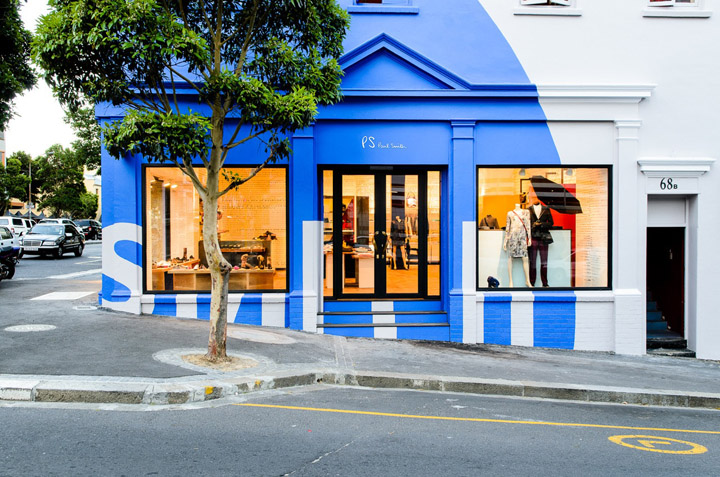 Paul Smith diffusion shop interior in Cape Town