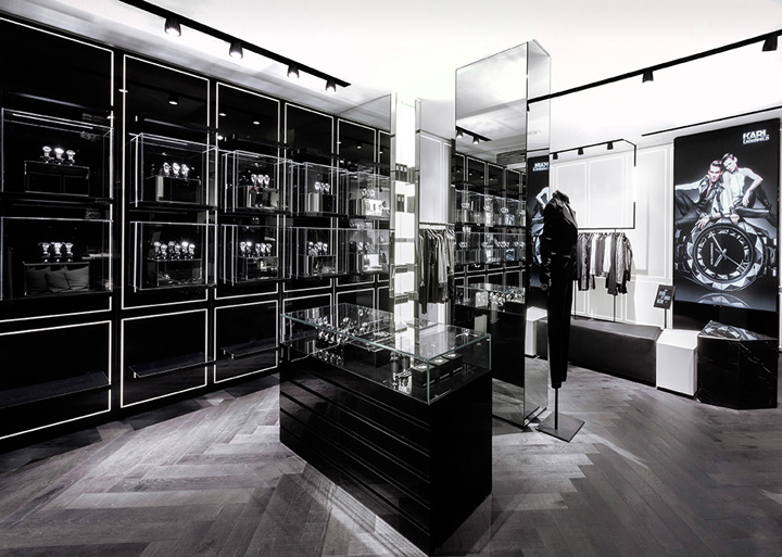 Karl Lagerfeld store by Plajer & Franz Studio and Laird + Partners, Paris