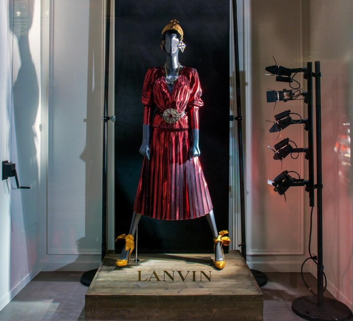 The Storefronts of LANVIN in Paris
