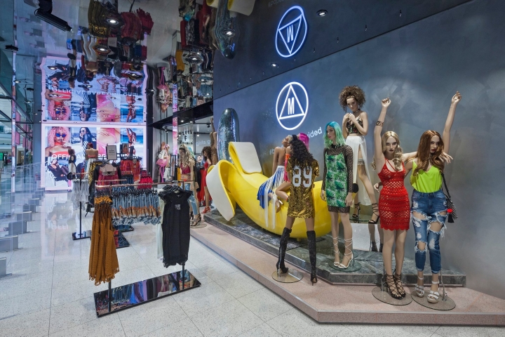 Missguided store in UK by Dalziel & Pow